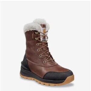 Carhartt Women's Pellston Waterproof Sherpa Boots 3M Thinsulate Size 8.5 EUC